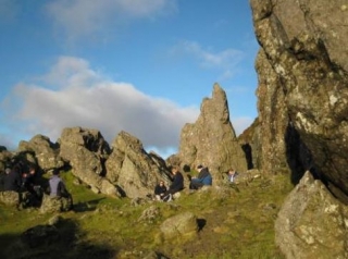 Pausa para el almuerzo